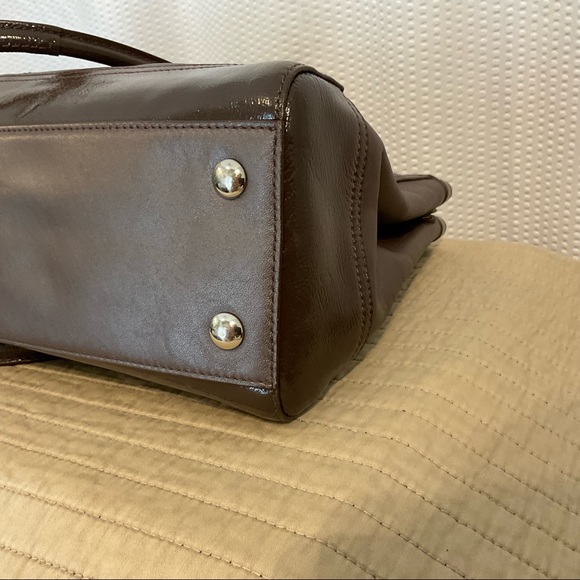 Coach - Park Carryall Leather Satchel Handbag or Shoulder Bag - Picture 5 of 12